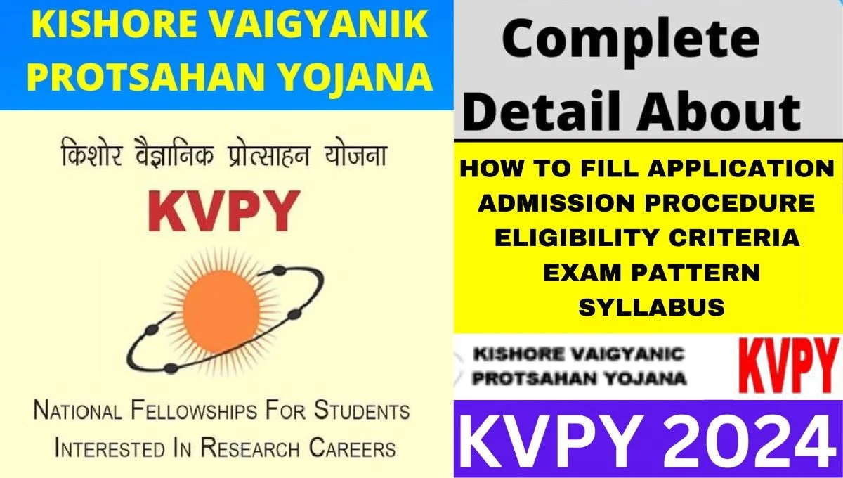 Kishore Vaigyanik Protsahan Yojana 2024: KVPY